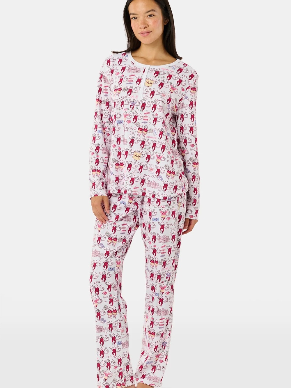 Roller Rabbit Alpha Phi Pajamas - Long Sleeve